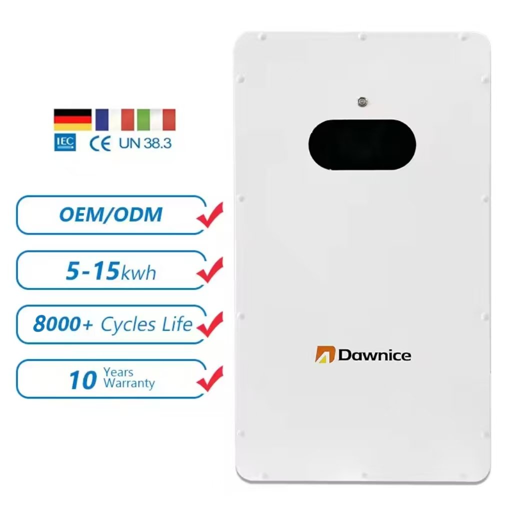 12000 Cycles Life Lithium ion Battery Pack 51.2v 200Ah Wall Mounted Hybrid Solar Energy Storage Battery