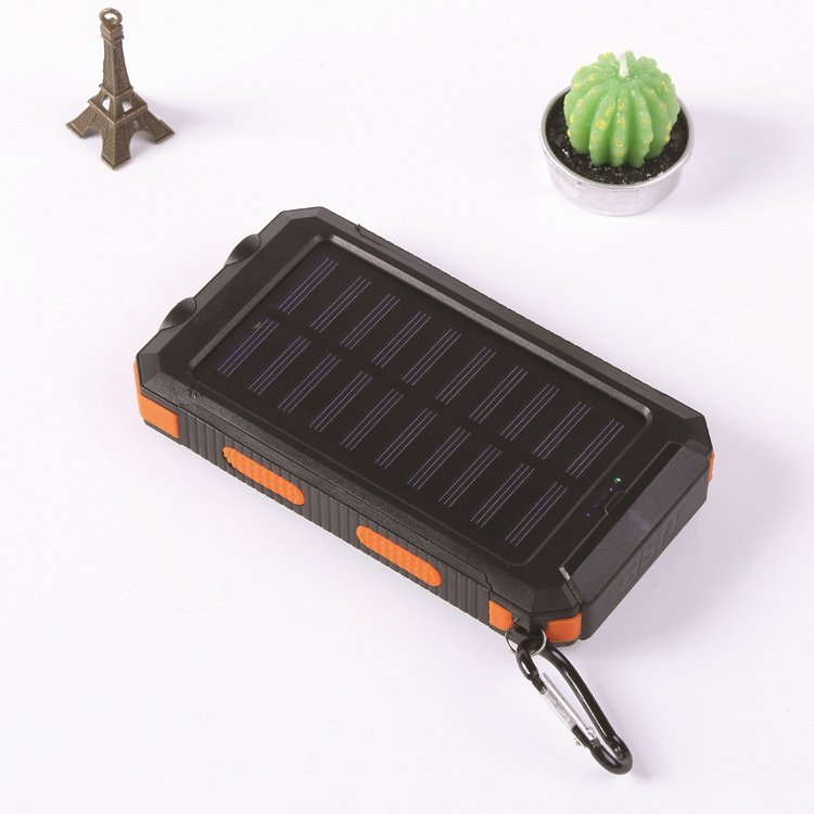D003 solar power bank 6000mah 20000mah mobile phone charger power bank with compass and torchlight for outdoor hiking camping