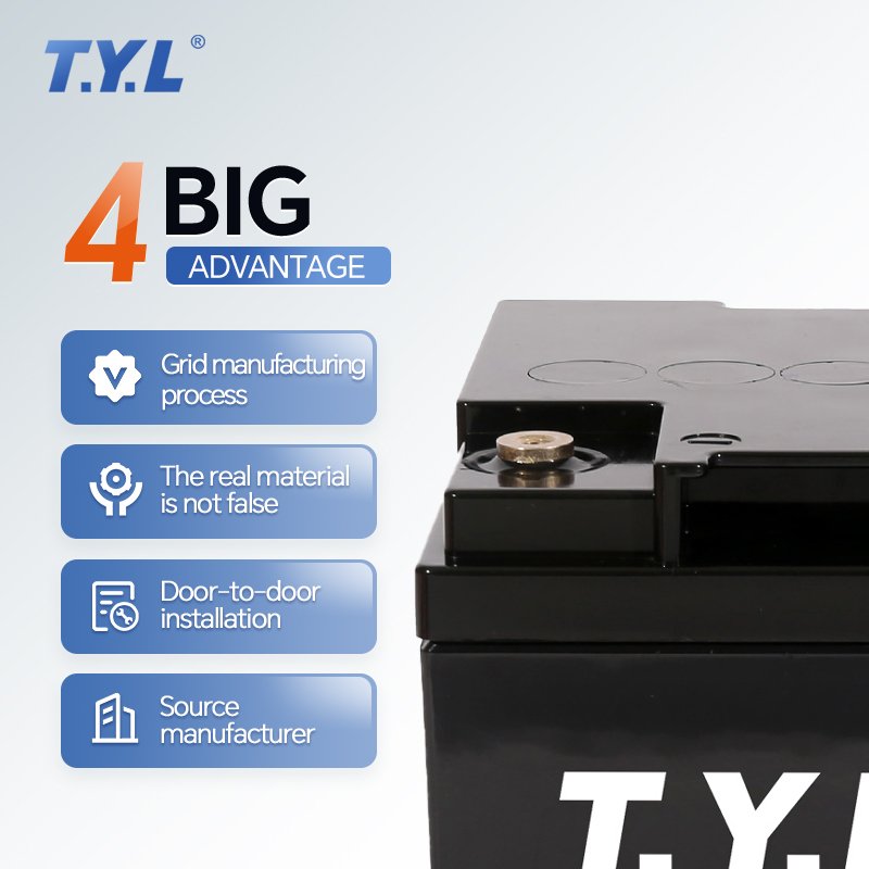 T.Y.L gel battery 12V2.6Ah 6FM2.6 for home energy storage battery lead acid batteries