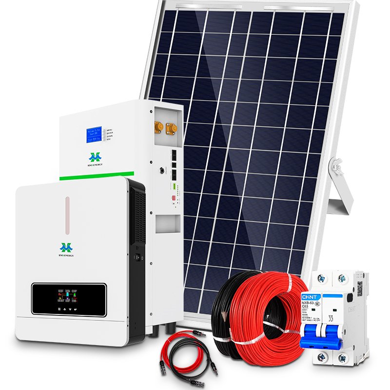 Hybrid Solar Energy Power System Off Grid Full Set 5KW 6KW 8KW 10KW 15KW 20KW 30KW Solar Hybrid Power System Complete Kit