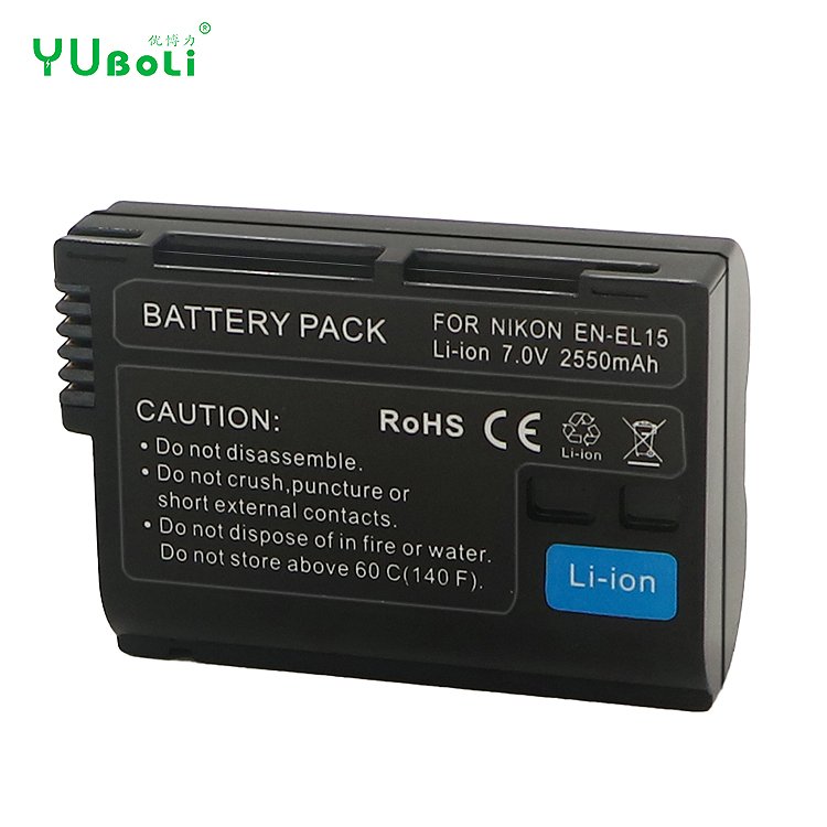 Wholesale 2550mAh Camera Battery EN-EL15 For Nikon D600 D610 D800 D800E D700 D7000 D7100 Rechargeable Lithium-ion Battery