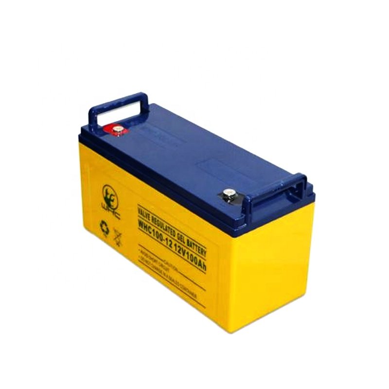 Whc Quality long life solar storage 12v 100ah 120ah 200ah battery deep cycle ups inverter portable agm gel lead acid batteries