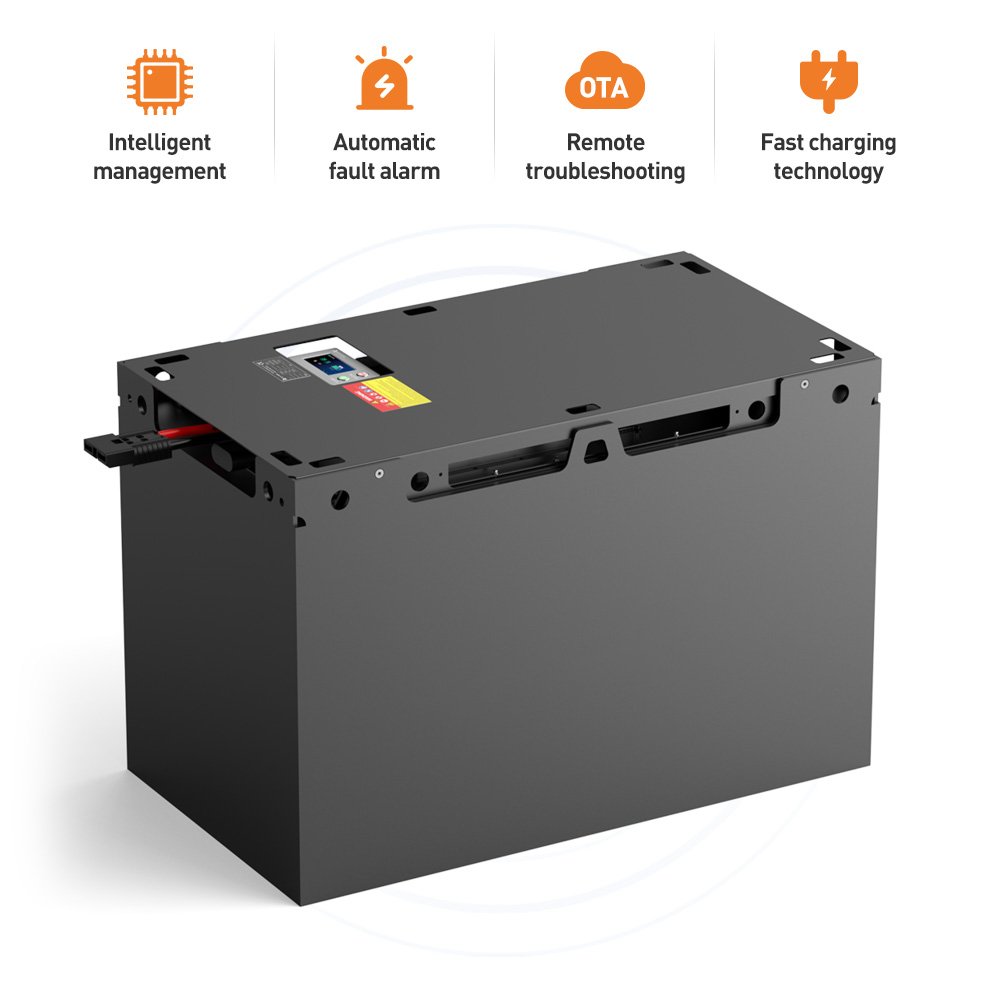 Forklift Truck Lithium ion battery pack 36V/38.4V20~816Ah LiFePO4 with BMS & fast charge for electric Industrial traction power
