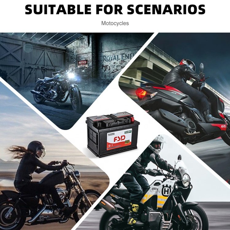 OEM ODM Long Cycle Life Starting Battery Motorcycle 12V 4Ah Maintenance Free Lead Acid Battery