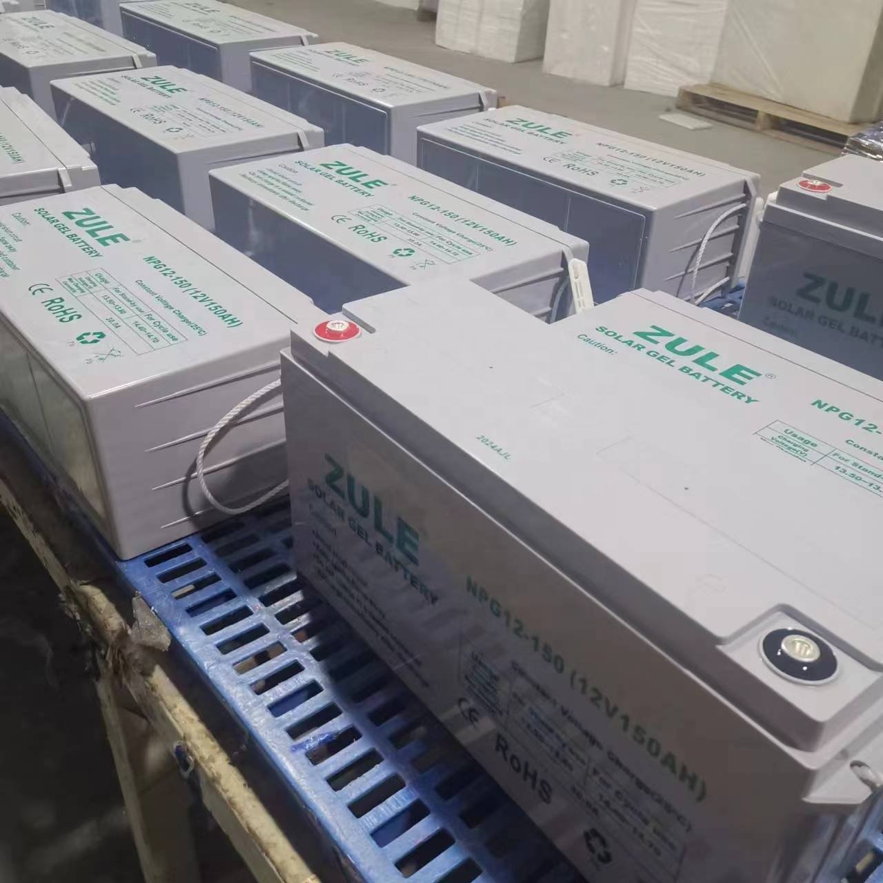 Household energy storage lead-acid battery gel battery 12v150AH Solar energy storage batteries are used in solar energy systems