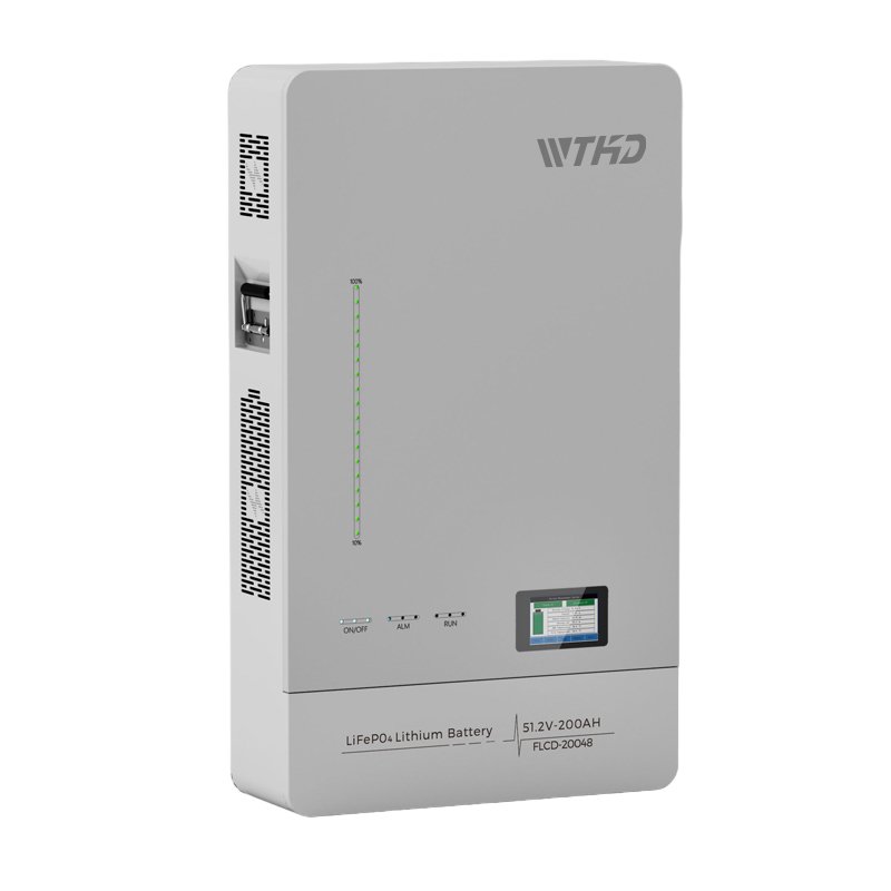 WTHD wall mounted battery 51.2v 48v 100ah 200ah 5kwh 10kwh lifepo4 battery power wall lithium ion batteries built-in bms