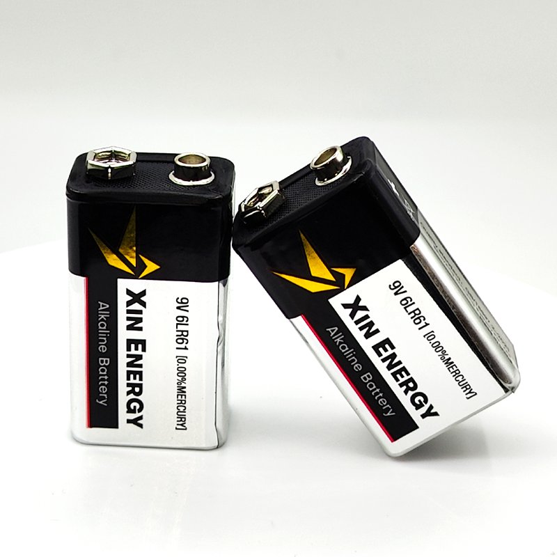Durable 9v Alkaline Battery 6LR61 Lead Free 720mins 9v alkaline battery for household