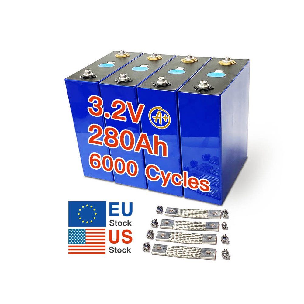 EU Stock EV Lifepo4 280Ah battery cell 3.2V LF280K 300Ah 310Ah 320Ah AKKU lithium ion batteries For Solar Energy storage System