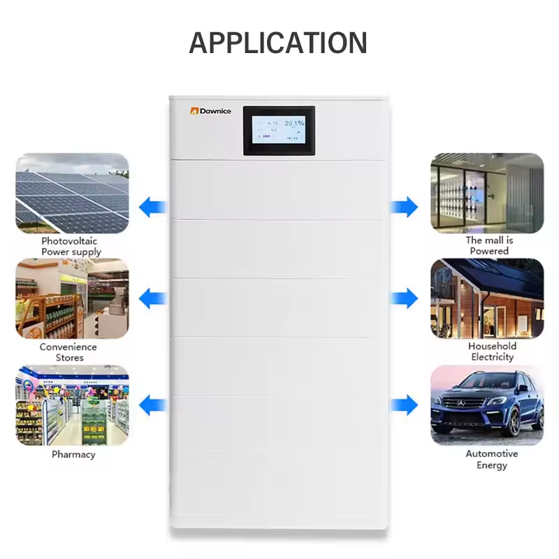 8000 Cycle Times Lithium ion Battery PacK 51.2v 200ah 300ah Low Voltage Stackable Lithium Battery