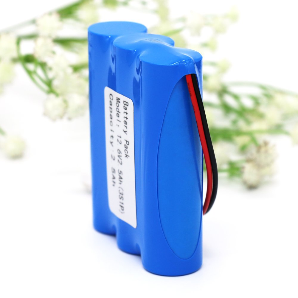 Custom OEM 3S1P Li-ion Lithium Pack 2500mah 12.6V Rechargeable Batteries 18650 Battery Pack Lithium Ion Batteries