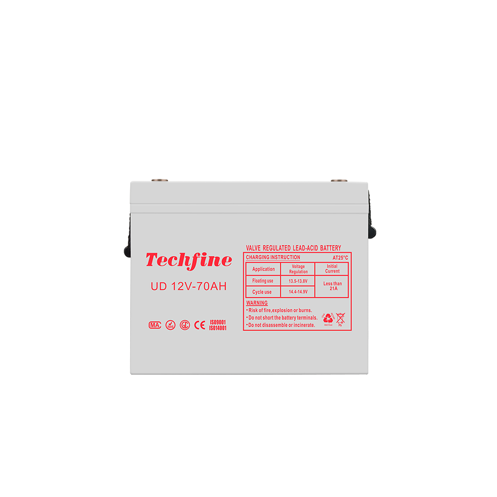 Techfine gel battery 12V 65AH 100AH 120AH 150AH 200AH 250AH lead acid battery pure sine wave for solar system 24V battery