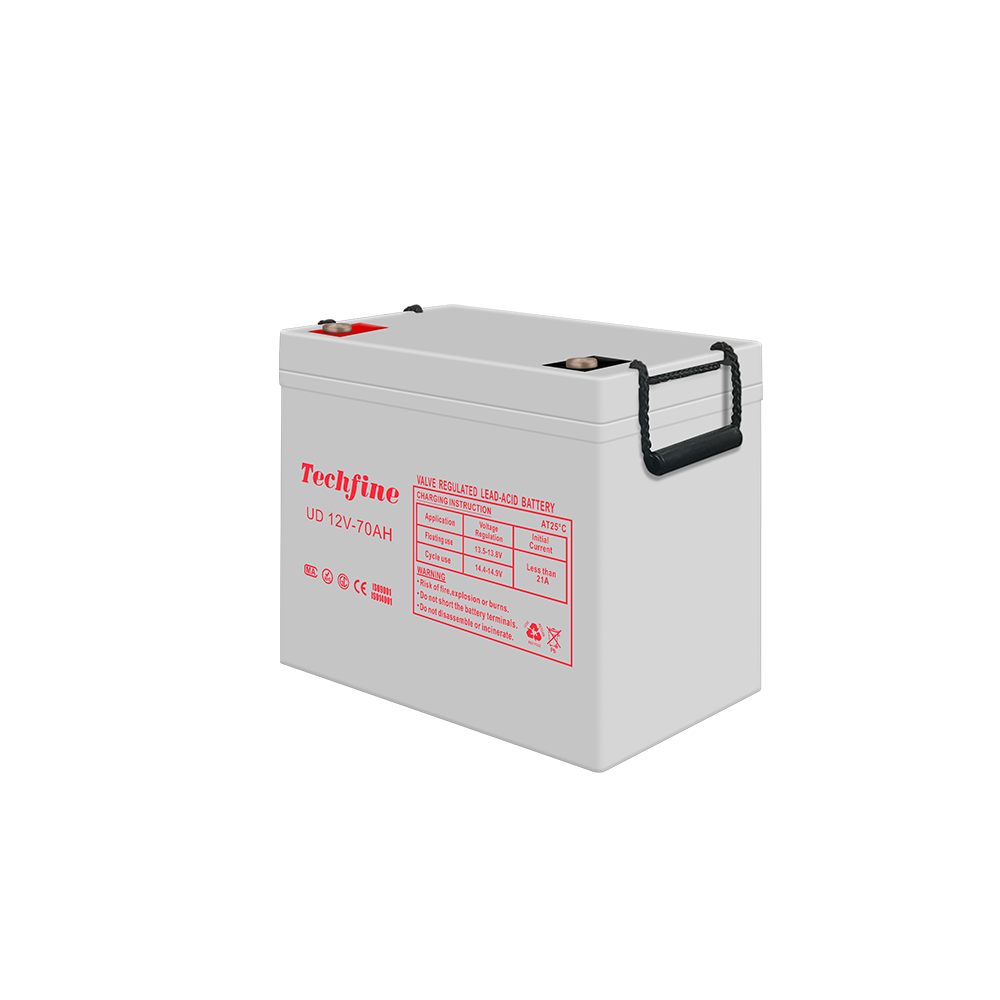 Techfine gel battery 12V 65AH 100AH 120AH 150AH 200AH 250AH lead acid battery pure sine wave for solar system 24V battery