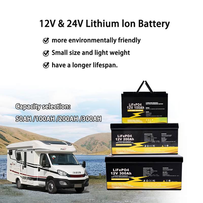 Rechargeable Li-Ion Storage Prismatic 12V 24V 100Ah 200Ah 300Ah LiFePO4 Lithium Ion Battery 12V 100ah Lifepo4 battery