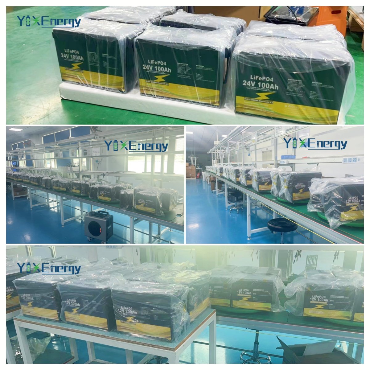 Rechargeable Li-Ion Storage Prismatic 12V 24V 100Ah 200Ah 300Ah LiFePO4 Lithium Ion Battery 12V 100ah Lifepo4 battery