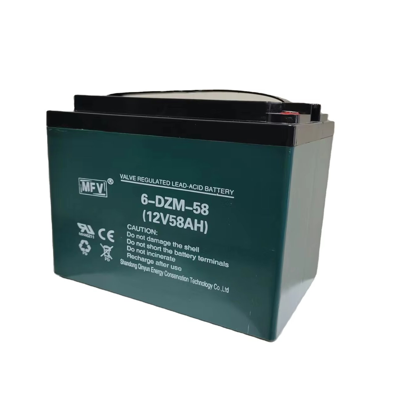6-DZM-58 12V 58AH Lead Acid Batteries Product
