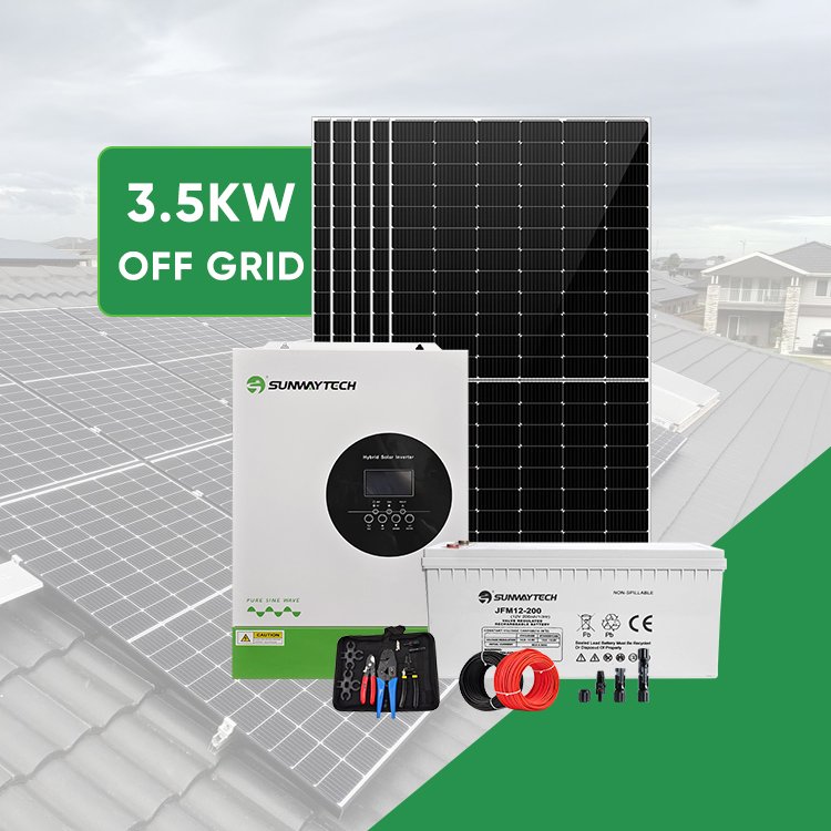 5kw 3.5kw Solar Power System With 12v 24v 48v 100ah 150ah 200ah Acid Battery 250AH 260AH 200AH