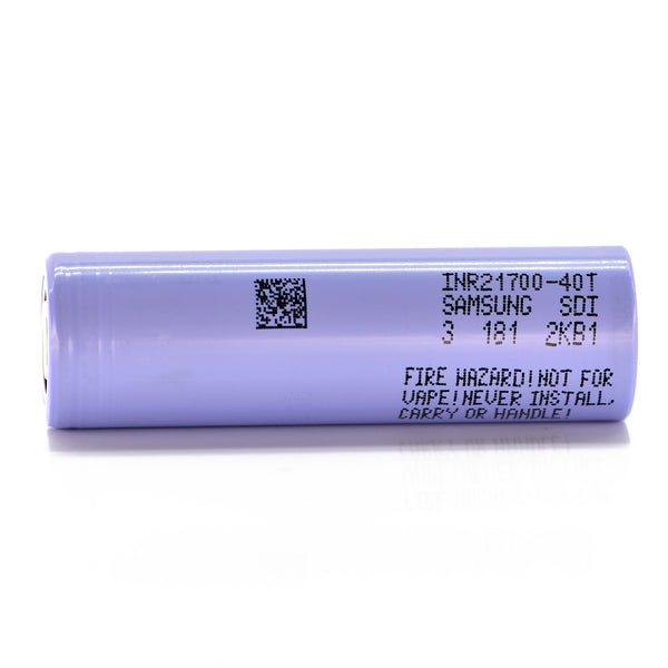 Original SAM INR21700 40T Rechargeable lithium batterie 4000mAh 3.6V 40A discharge SDI 21700 40T