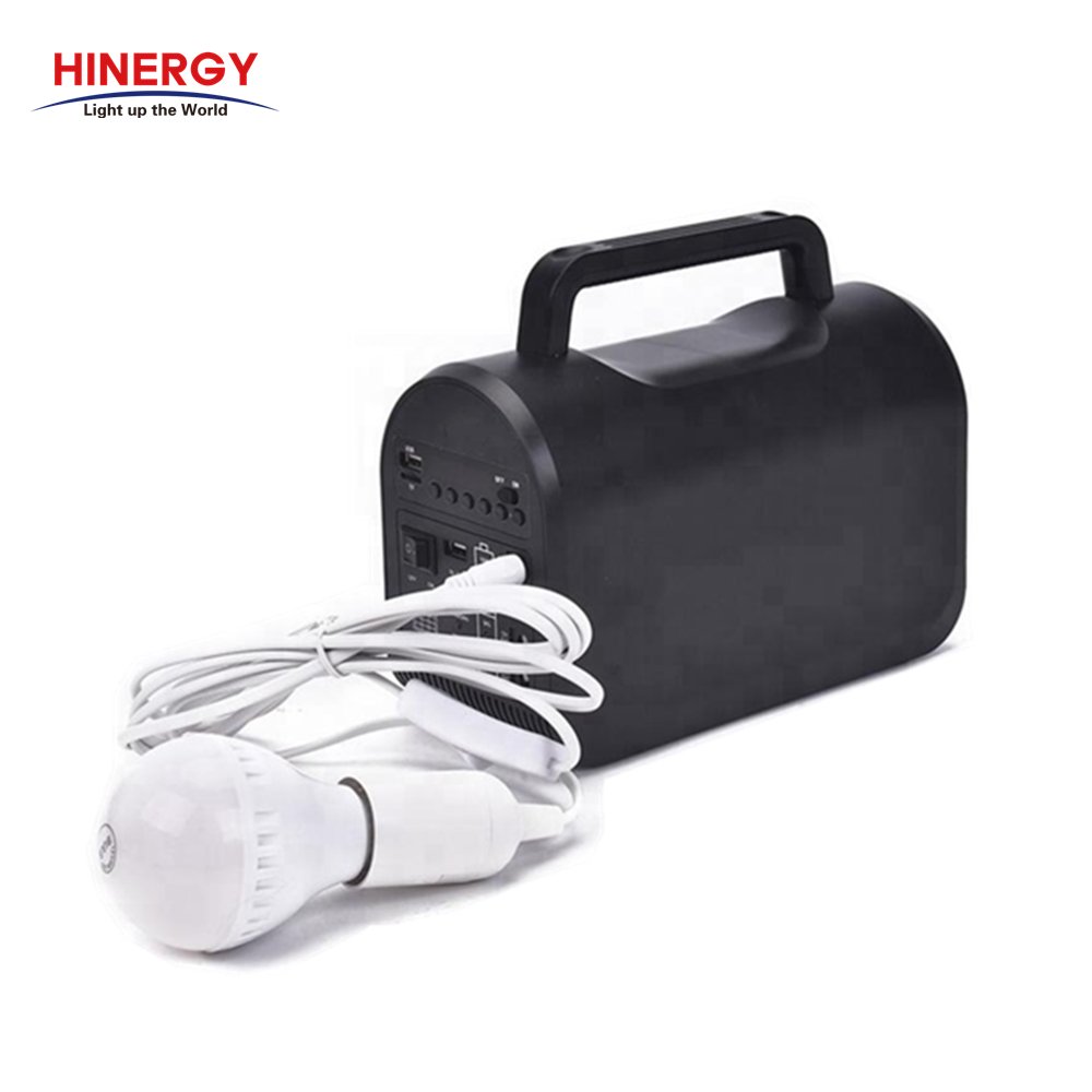 10w Lead-Acid Battery Solar Generator Solar Panel LED Home Lighting System Kit Price
