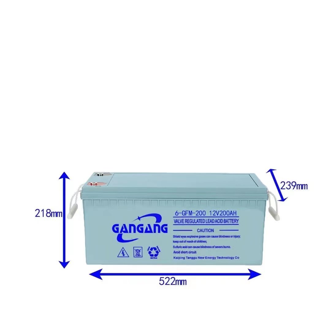 Factory Wholesale Customized Rechargeable Gel Battery 12V 200AH Gel Battery 12V 100AH Sealed Lead-Acid Battery