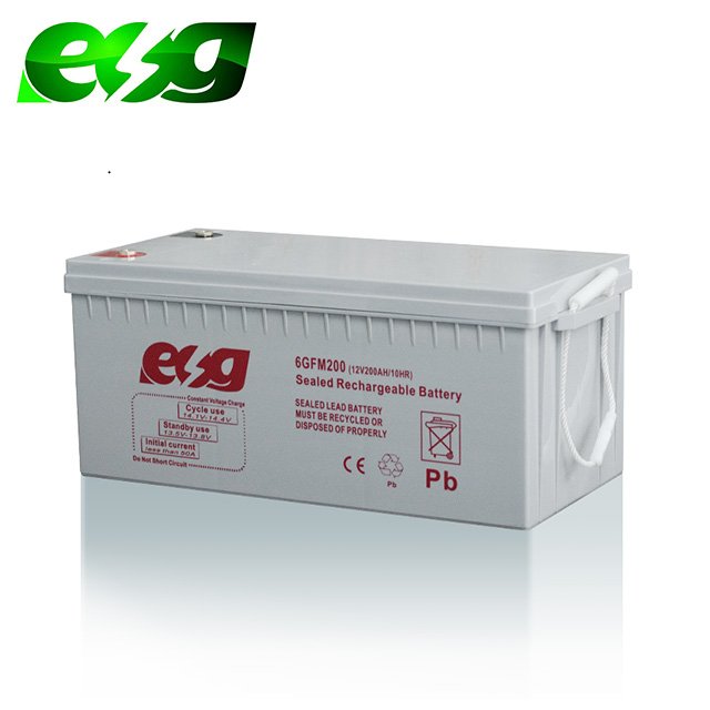 ESG MF Long life Deep Cycle 12V24v 100ah150ah 250ah Lead Acid Storage 200ah gel solar AGM battery