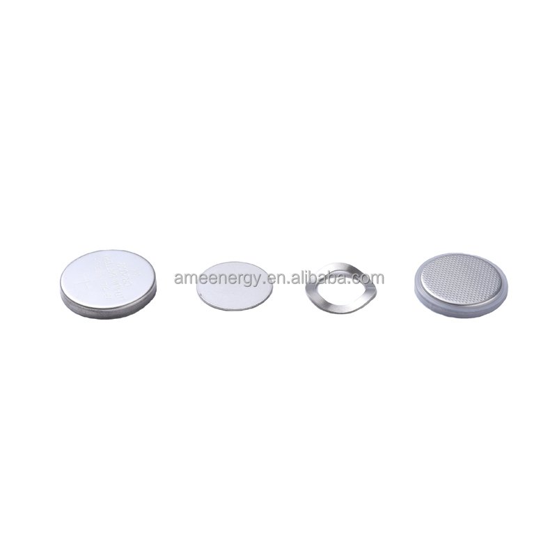 Cr2016 Cr2025 Cr2032 Coin Cell Case with Spring and Spacer For Lithium Ion Button Battery R&D