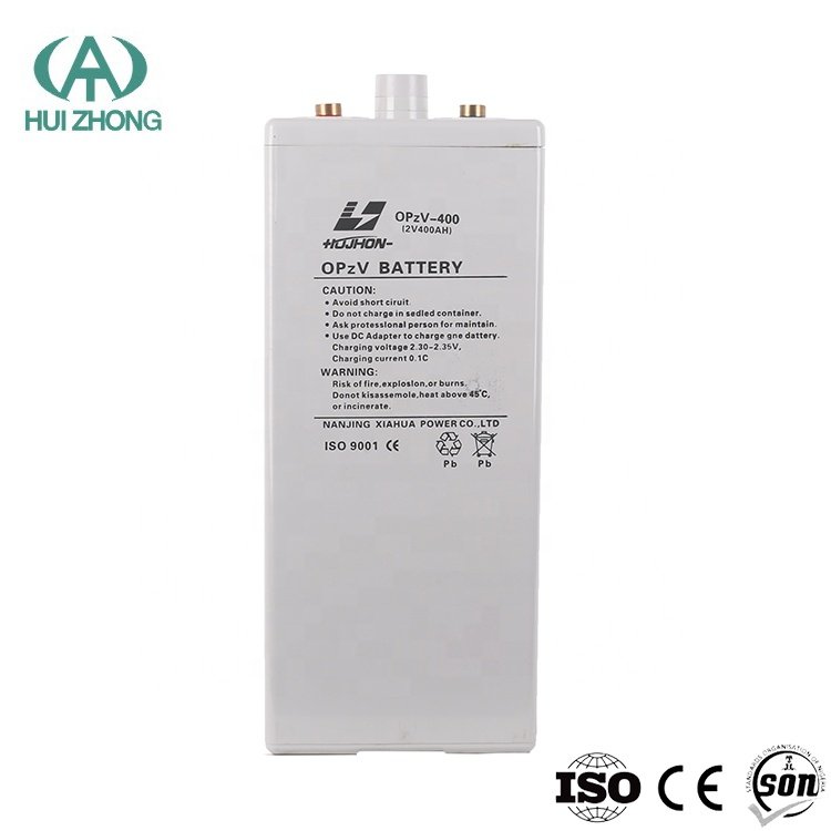 OPZV 2V 400AH Deep Cycle Solar System Lead Acid Battery Free Maintenance For Home Use