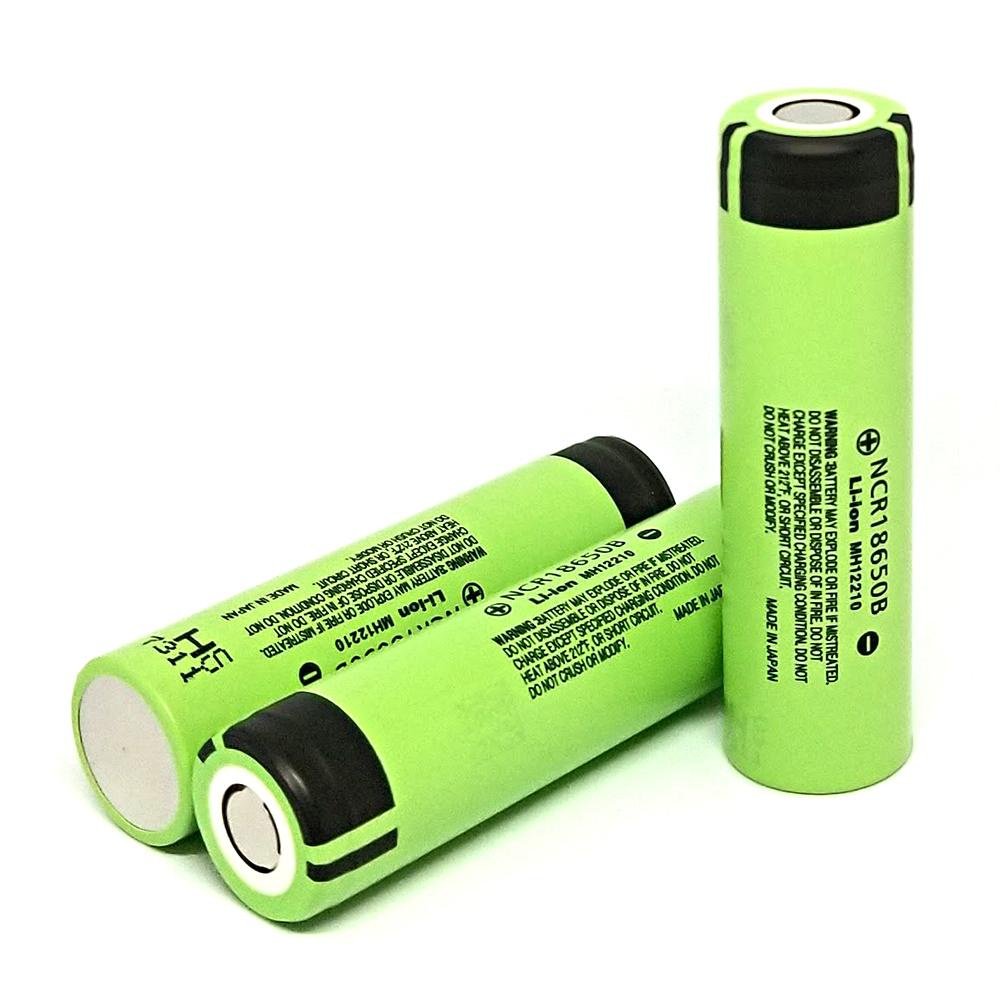 100% Original Panasoni NCR18650B 3.6V 3400mAh Rechargeable 10A Battery cell 18650B Lithium Battery Made in Japan