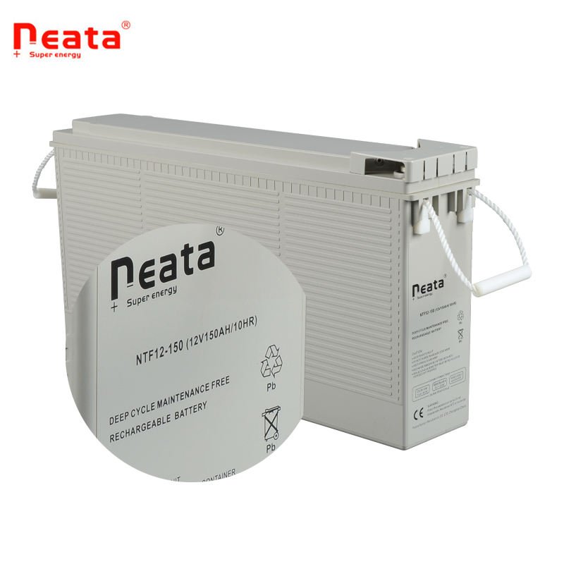 12v 100ah 150ah 180ah 200ah front terminal Gel Lead Acid Battery Long Life For UPS Telecom Solar System