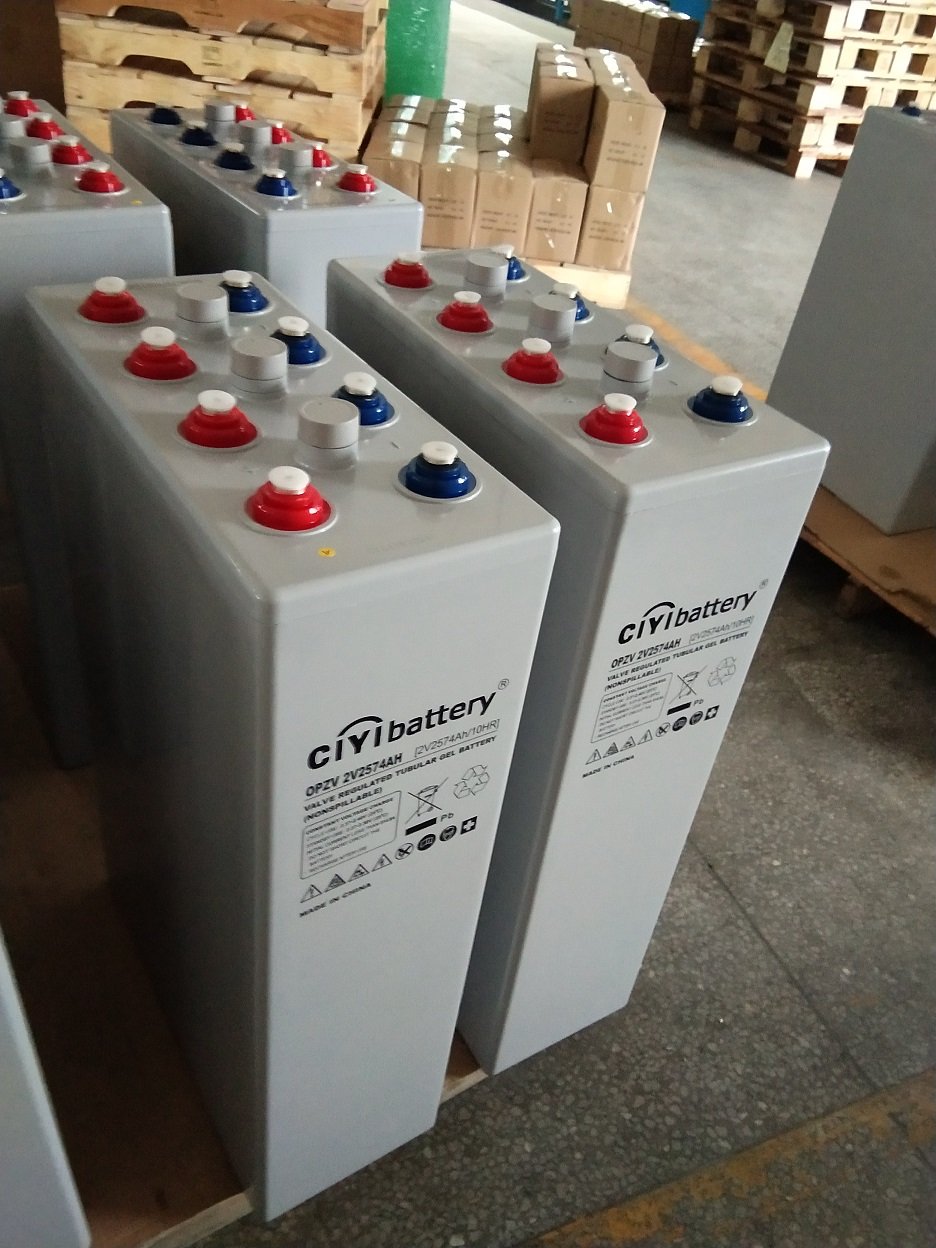 5500 Cycle Life Long Life Lead acid Battery Solar Battery 2V 2500AH OPzV Battery