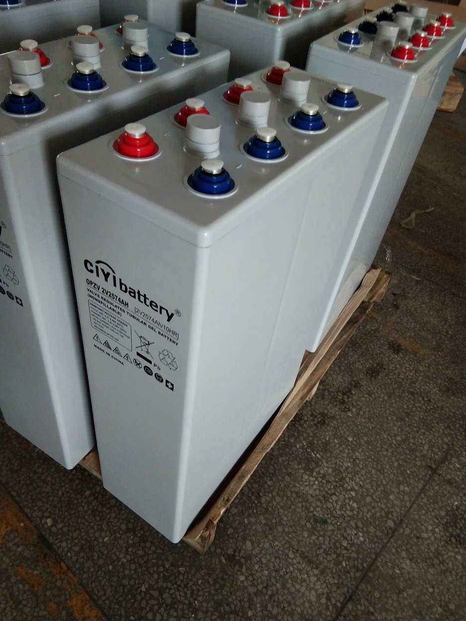 5500 Cycle Life Long Life Lead acid Battery Solar Battery 2V 2500AH OPzV Battery