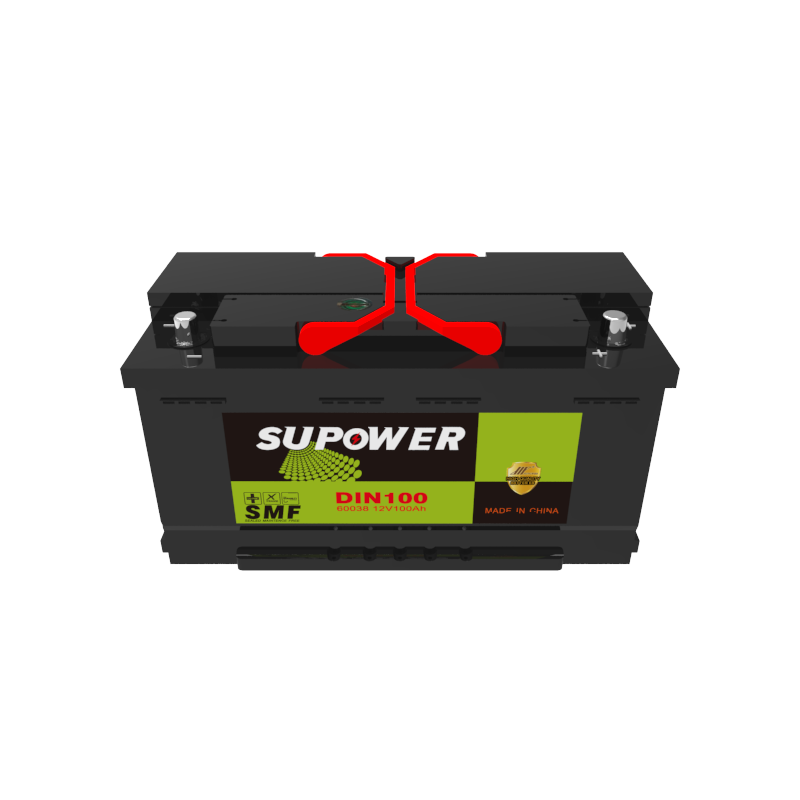12V 100Ah lead acid battery OEM car maintenance-free battery SUPOWER DIN100 60038