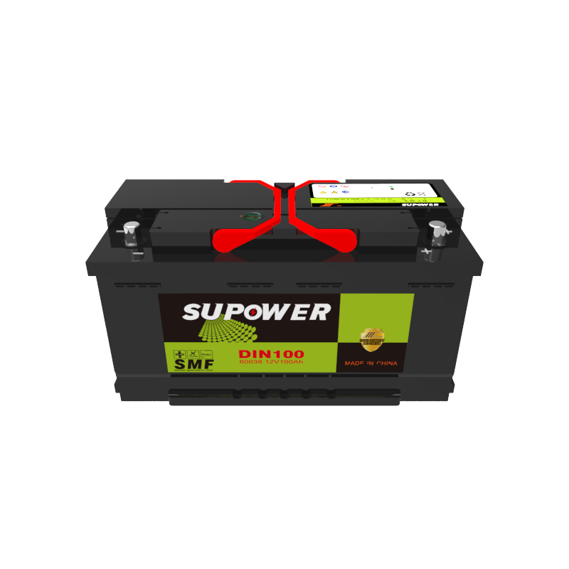 12V 100Ah lead acid battery OEM car maintenance-free battery SUPOWER DIN100 60038