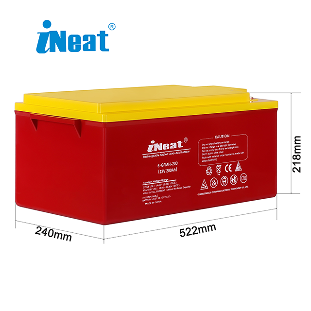 Hot selling 12V 200ah high temperature Battery lead acid battery For Telecom and ups