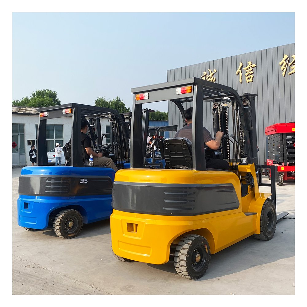 Lead Acid Lithium Ion Battery Mini Small forklift 0.5 1 1.5 2 2.5 3 3.5 4 4.5 5 Ton Electric Forklift Truck