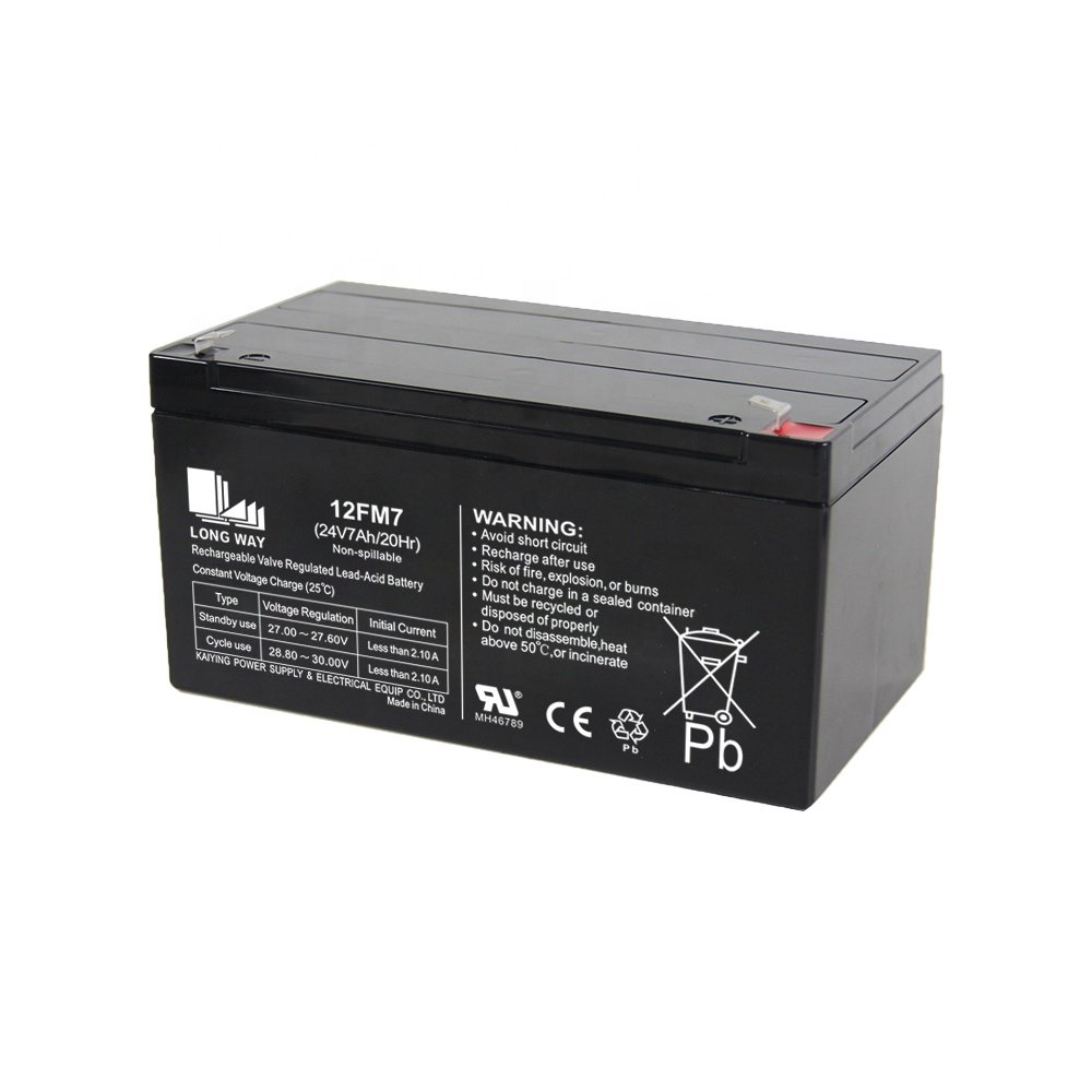 24V7Ah AGM VRLA Rechargeable Lead Acid Battery For General Use For Acoustic/Home Appliance/ Medical equipment OEM