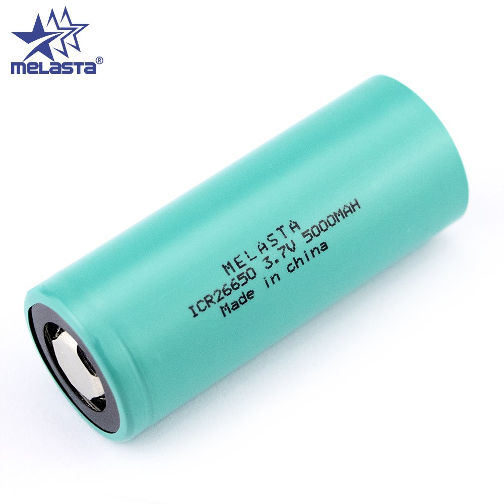 Lithium battery ICR 26650 3.7V 5000mAh Rechargeable Cylindrical Battery for Robotics
