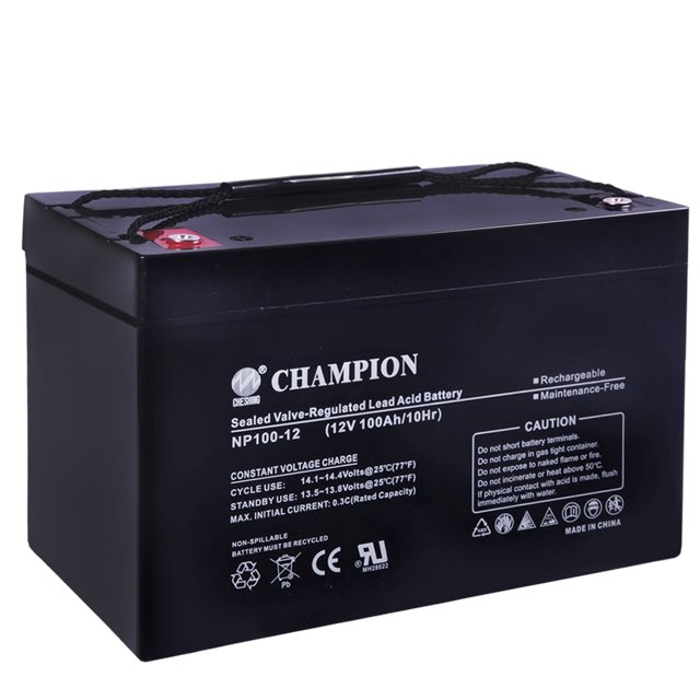 CHESHING CHAMPION Rechargeable 2V 4 Volt 12V 100Ah 150Ah 200Ah 250Ah Lead Acid Batteries Low self-discharge For Solar Panel