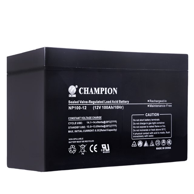 CHESHING CHAMPION Rechargeable 2V 4 Volt 12V 100Ah 150Ah 200Ah 250Ah Lead Acid Batteries Low self-discharge For Solar Panel