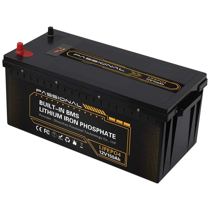 12V 150Ah Rechargeable Lithium Battery LiFePO4 replace Lead Acid battery Electric Forklift EV Scooter E-bike Solar System