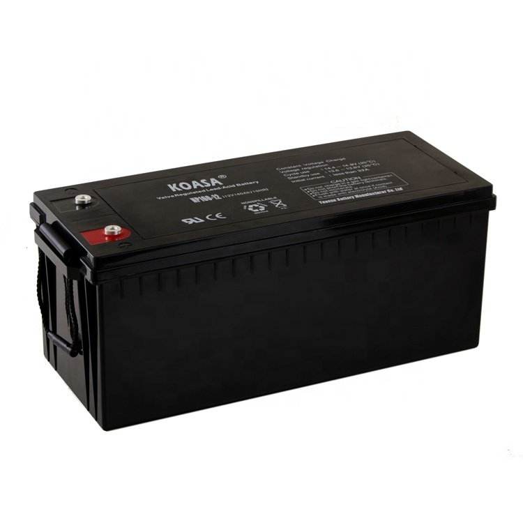 Long Service Life Surging Power KOASA 12V250AH NP250-12AT Lead Acid Battery AGM Battery For Lighting
