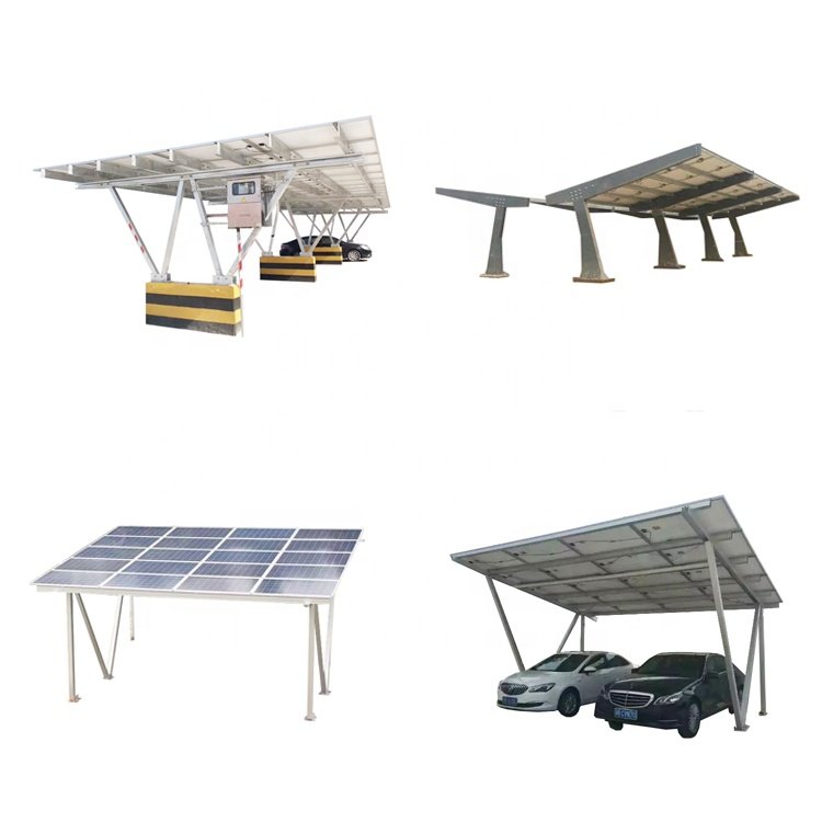 Solar Energy Products EV Charging Station Car Parking Car Port Solar System Solar Carport Mounting