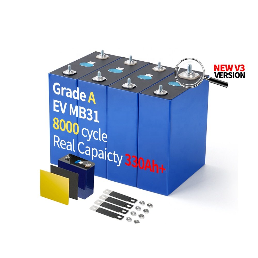 New stock 8000 cycles MB31 314ah 330ah 3.2V lifepo4 prismatic battery cells 10000 cycles MB30 306ah 280ah Lithium ion batteries