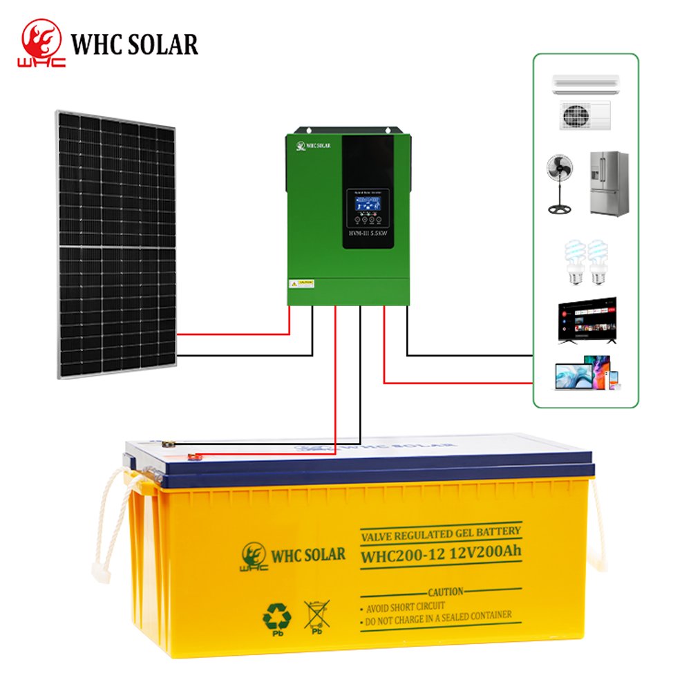 WHC High Quality 12v 100ah 200ah battery solar panels and solar batteries AGM GEL ups inverter gel lead acid batteries