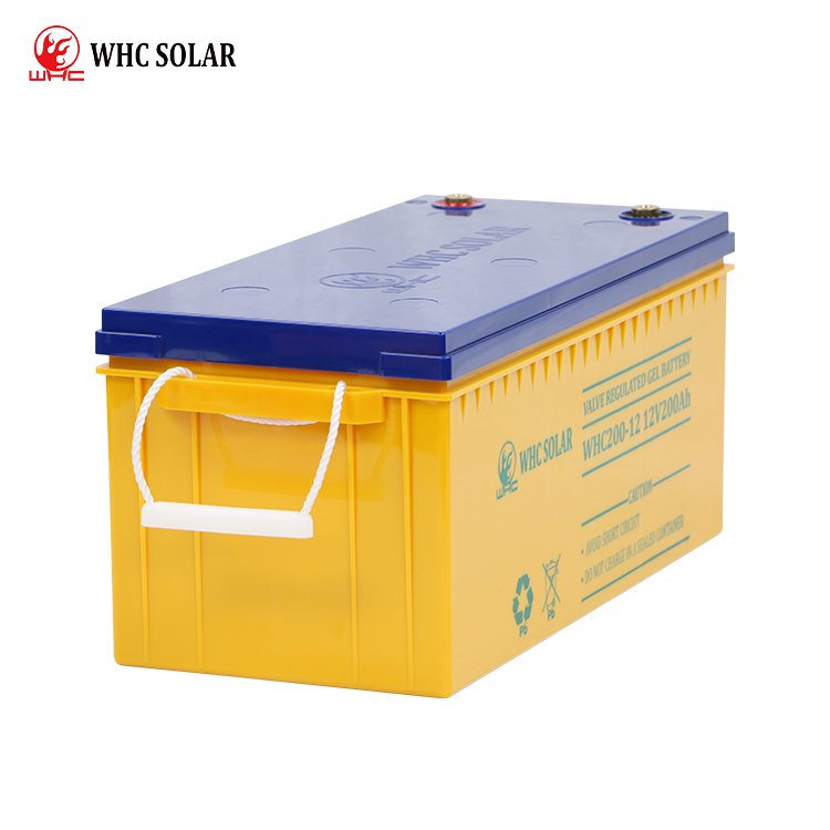 WHC High Quality 12v 100ah 200ah battery solar panels and solar batteries AGM GEL ups inverter gel lead acid batteries