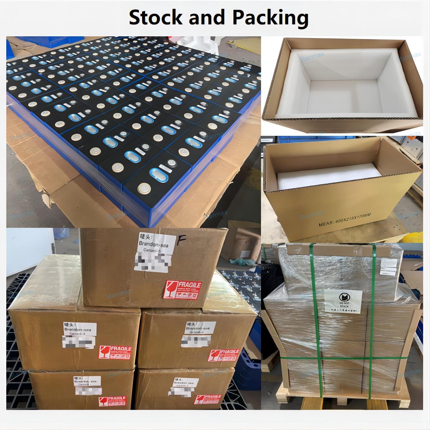 Starmax Catl 3.7V Ncm 93Ah 114Ah 117Ah 150Ah Prismatic Cell Nmc 811 Nissan Leaf Battery Rechargeable Lithium Ion Batteries