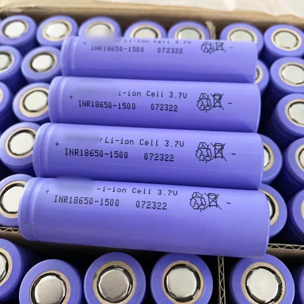 Rechargeable lithium li ion 18650 lithium ion battery 3.6v 18650 battery 1500mah 3.7v 18650 1500mah 3.7v