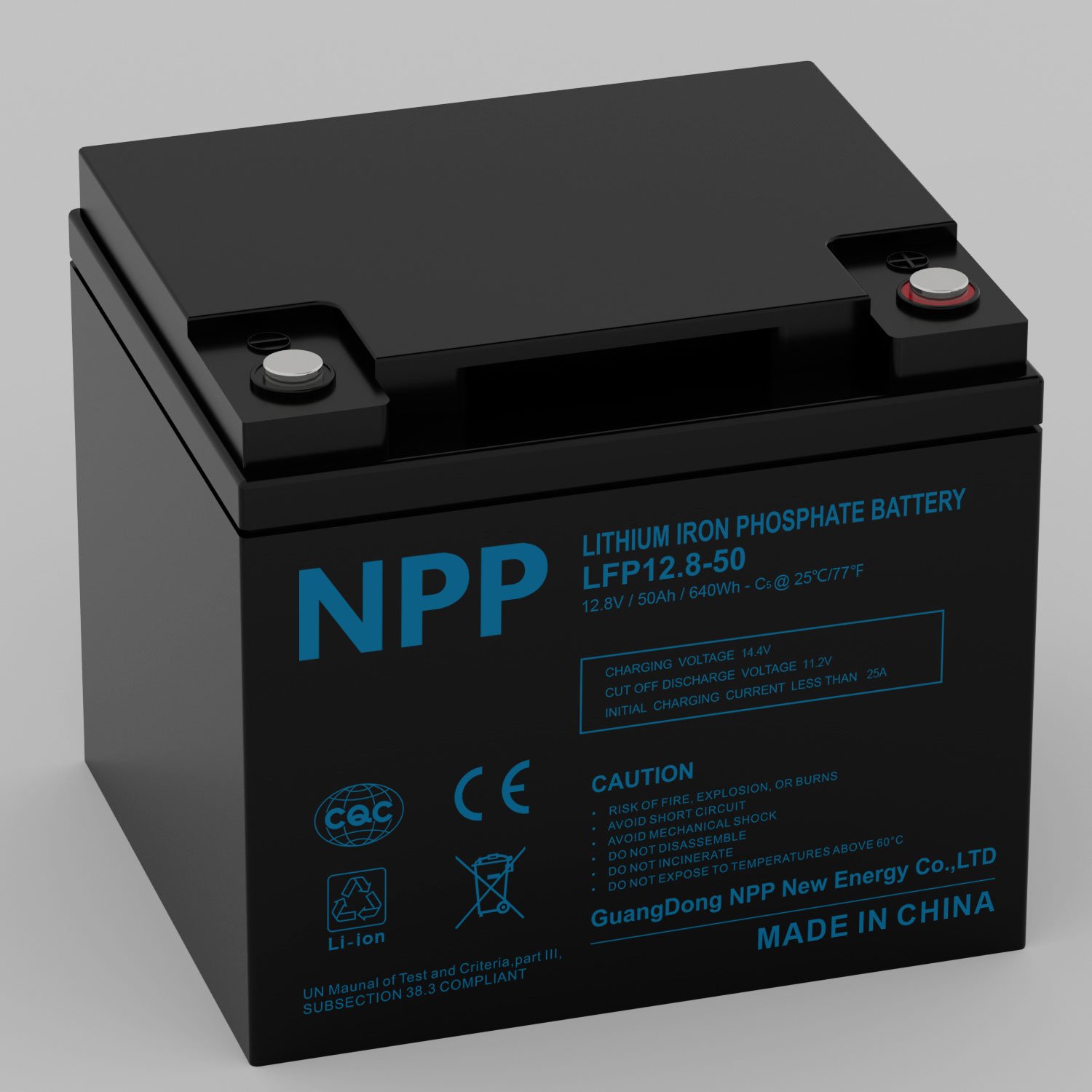 12.8V 50AH Lihtium ion battery lead-acid case All purpose battery Solar system battery LiFePO4 Energy storage OEM/ODM
