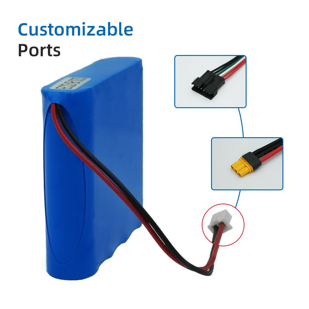 Accept Customize 18650 4S1P 14.8V 2.6ah lithium ion battery pack