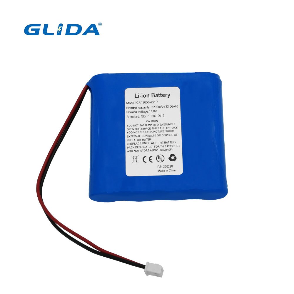 Accept Customize 18650 4S1P 14.8V 2.6ah lithium ion battery pack