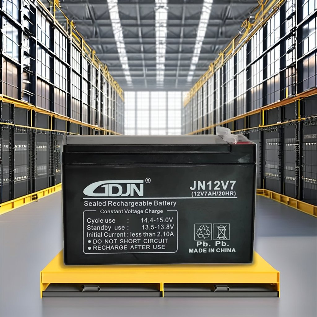 Rechargeable 12V7 VRLA Lead-Acid Batteries with 7AH Capacity for Solar Energy System Lighting & UPS for Toys